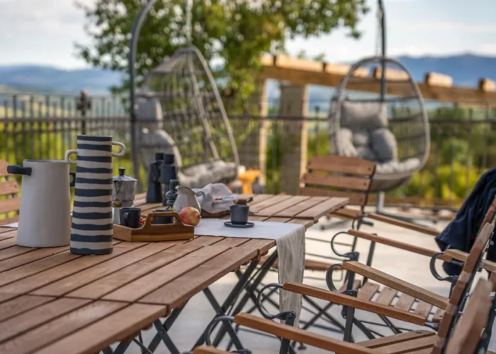 빌라 Paradiso Distria With And Heated Pool